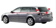 MAZDA GENUINE Atenza Sport Wagon 2002 Rear Window Molding Weather strip #105