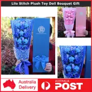 Graduation Bouquet Gift Box Cartoon Lilo Stitch Plush Toy Doll Valentine Gift