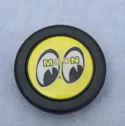 Mooneyes Yellow JDM Horn Button for SPARCO OMP NARDI steering wheel 2 Wire