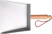 Yulokdwi Mini Dust Pan,Heavy Duty Stainless Steel Dustpan | Wide Sweeping Dust Pan with Handle for Kitchen Desk Fireplace Living Room Bedroom Garage RV
