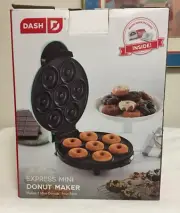 Dash Express Mini Donut Maker - Opened - New in Original Box