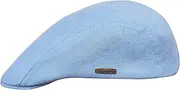 [Sterkowski] Gecko Flat Cap, 100% Linen, Super Light Summer hat with Cotton Sweatband