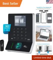 Fingerprint Time Clock, Biometric Employee Attendance Machine for Small Busin...