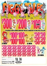 Pull Tab - Jar - Tickets Game - Piggy Tales