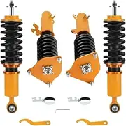 24 Ways Adjustable Coilover Suspension Kits,Compatible With BMW Mini R50 R52 S R53 02-06 Shock Absorber Coilover Spring+Shock