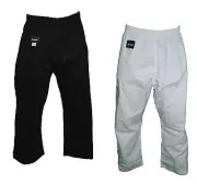 Karate, TaeKwonDo, Kung-Fu, Martial Arts Pants White or Black Thread(R)Brand