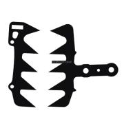1 Set Custom Heavy-Duty Dog Spike Set For Echo CS-590 Chainsaws | Coated Black
