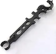 Heavy Duty Armorer's Wrench for AR15/M4, Multi-Function Combo Spanner Wrench for Barrel, Nut & Bolt Removal, High-Carbon Steel Construction, Precision Fit, Durable Tool for Outdoor & Tactical Repair