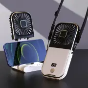 Mini Portable Outdoor Hand Fan Hanging Neck Fan USB Charging 3000mAh Battery Powered 180° Folding Wireless Table Air Coo