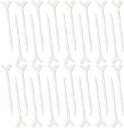 Kalevel 30 Pieces Lash Brush Eyelash Lifting Supplies Y Shape Eyelash Lift Tool Extensions Separate White Reusable Makeup Tool