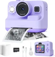 Instant Print Camera for Kids,2.4 Inch Screen Kids Instant Cameras, C