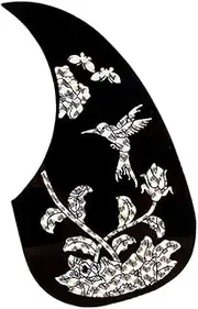 COSMEVIVI Acoustic Guitar Pickguard Self Adhesive Lightweight Scratch Protection for Acoustic Guitars Easy Installation present