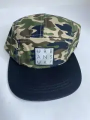 Youth Urban Surf Camo Adjustable Hat Cap Black Green Brown
