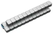 Motion Pro Silver Steel Wheel Weights 18 oz Box 144 x 1/8 oz 08-0552
