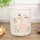 Animal Organizer Basket With Handle Toys Basket Canvas Barrel Basket Laundry