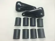 TRIUMPH HEAD LIGHT FORK EARS ALLOY CUSTOM CERRIANI REPLICA BLACK