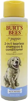 Burt's Bees Tearless 2-in-1 Shampoo & Conditioner for Puppies
