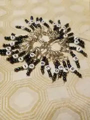 Crochet/Knitting Stitch Markers Incandescent Purple Set of 3{1 letters, 2 number
