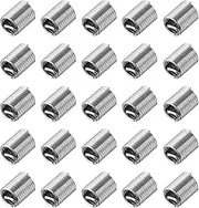 uxcell 50pcs Wire Thread Inserts 7/16-14 UNC 2D(7/8") 304 Stainless Steel Helical Type Coiled Thread Repair Kit Wire Screw Threaded Sleeve Sheath for Mechanical Equipment