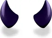 Helmet Flair MagNeatOhz Small Devil Horns for Helmet | Made in USA | Helmet Accessory for Motorcycle Helmet, Bike Helmet, Ski Helmet | Magnetic & Interchangeable | Pair (Helmet Not Included)