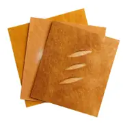 Bread Shape Gift Wrapping Paper Fun Rustic Bread Baguette-Toast Designs Paper That Makes Gifts Look Like Loaves of Bread 6 Sheets