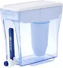 20Cup Ready-Pour 5-Stage Water Filter Pitcher 0 TDS for Improved Tap Water Taste
