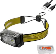 Nitecore NU25 400 Lumen Ultralight Rechargeable Headlamp - Black