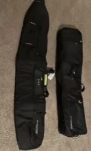 High Sierra Wheeled Ski/Snowboard Combo & Single Adjustable Ski Bag - NWT