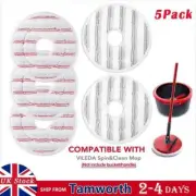 5PCS For Vileda Spin and Clean 161822 Mop Refill Head Floor Mop Replacement Part