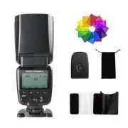 Flash Speedlite with Wireless Flash Trigger TTL HSS 1/8000s GN60,Built-in 2.4...
