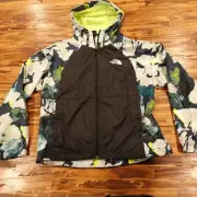 NWT The North Face Jacket Womens S Hydrenalite Hooded Windbreaker Black Tye Die