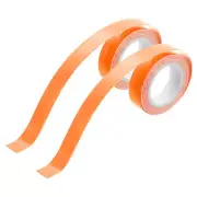2 Rolls Glow in the Dark Tape 10ft x 0.5" Bright Sticker Tape, Orange