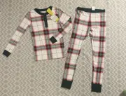 Magnolia Hearth & Hand Plaid Pajamas Pj Set Size 10