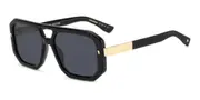 Dsquared2 D2 0105/S 807/2K Men's Sunglasses Black Size 56