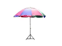 在飛比找松果購物優惠-【戶外遮陽傘】攤販傘 大陽傘 海灘傘-60英吋圓形(子母傘)
