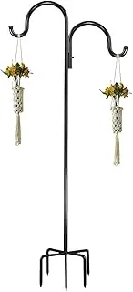 Shepherd Hooks for Bird Feeders, 51.1 Inch Metal Shepherd Hooks for Garden | Sable Bird Feeder Hanger, Heavy Duty Light Pole Bird Feeder for Bird Feeder, Flower Pots, Plant