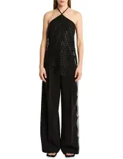 [Sass & Bide] Aziya Embroidered Pant in Black