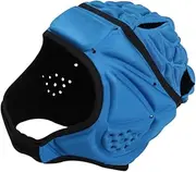 Kisangel Football Athlete Helmet Anti-Collision Adjustable Goalkeeper Baseball Rugby Safe Head Protection Blue