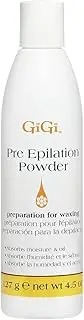 GiGi Pre-Epilation Waxing Powder for Hair Removal, Moisture-Absorbing Pre Wax Powder, 4.5 oz