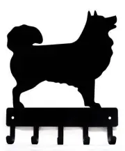Icelandic Sheepdog Dog Key Rack/ Leash Hanger Made in USA