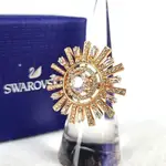 SWAROVSKI 施華洛世奇 飾品 SUNSHINE 金色 陽光 日本直送 二手