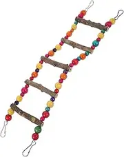FUTUREORYY Parrot Climbing Ladder Natural Bird Step Ladder for Parakeets Cockatiels and Animals for Exercise and Playtime Bird Cages