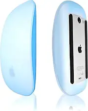 UQY Mouse Silicone Cover, for Apple Magic Mouse 1&2, Drop Proof, Dust Proof, Ultra Thin Case skin (blue)