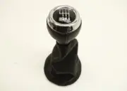 NEW MINI GENUINE COOPER R60 R61 JCW SHIFT 6 SPEED KNOB WITH LEATHER BOOT SILVER (for: Mini)