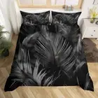 Comforter Cover Set King Men Boys Peacock Feather Decor Bedding Set for Adult
