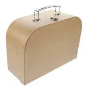 Paper Suitcase Paperboard Boxes with Lids Jewelry Gift Travel Bride