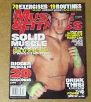 MUSCLE & FITNESS bodybuilding Magazine Jay Cutler Chuck Liddell Ronnie Coleman