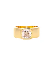 Rivka Friedman 18K Plated CZ Ring