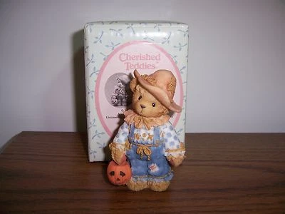 Cherished Teddies Tom Scarecrow Figurine NIB