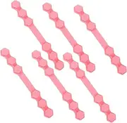 Vaguelly 10Pcs Cord Extension Buckle for Comfortable Fit Adjustable Silicone Lanyard Hooks for Adults Lightweight Slip Design for Secure Use